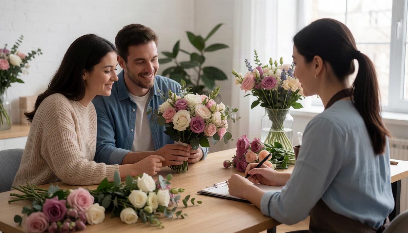 Ceremony flower arrangements